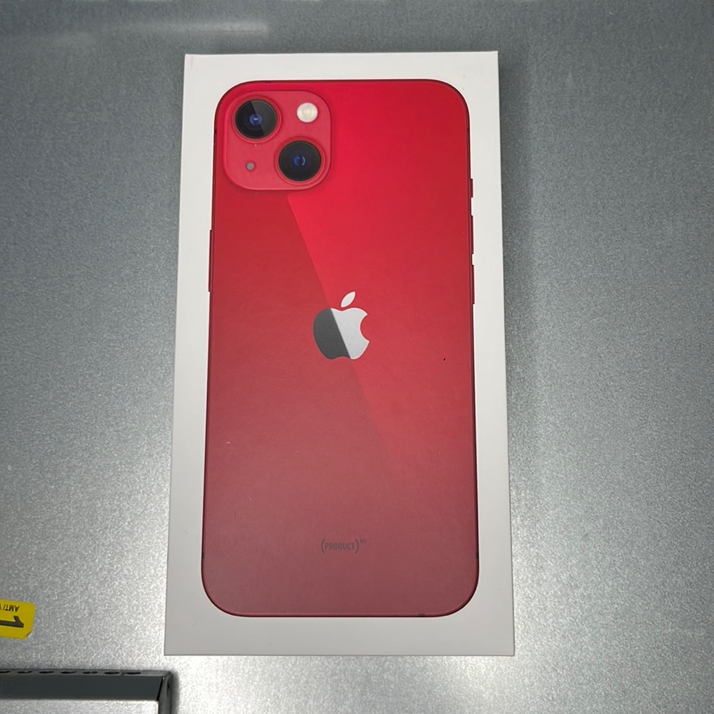 *BOX ONLY* IPhone 13 Product Red box